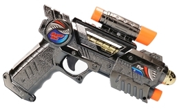 Pistolet z ruchomą lufą podświetleniem i dźwiękiem 3