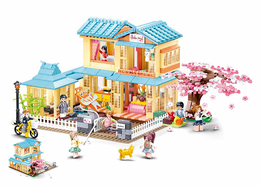 Klocki Sluban Girl's Dream PENSJONAT JAPOŃSKI domek willa 2