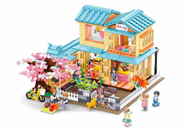Klocki Sluban Girl's Dream PENSJONAT JAPOŃSKI domek willa 3