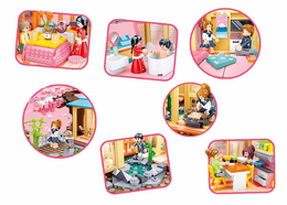 Klocki Sluban Girl's Dream PENSJONAT JAPOŃSKI domek willa 4