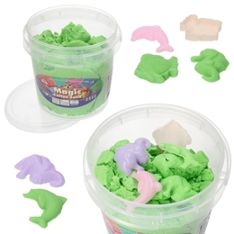 Magiczny kinetyczny PIASEK modeling sand - wiaderko 950g 3