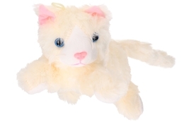 Maskotka KOT leżący z głosem 29cm 2