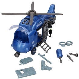 Helikopter do skręcania z dźwiękami POLICJA 4