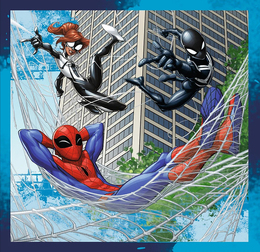 Puzzle 3w1 Pajęczy przyjaciele SPIDERMAN 4