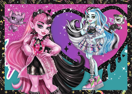 Puzzle 4w1 Elektryzujący dzień Monster High 3