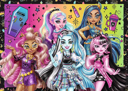 Puzzle 4w1 Elektryzujący dzień Monster High 5
