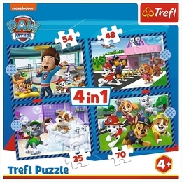 Puzzle 4w1 Psie Sprawy PSI PATROL 2