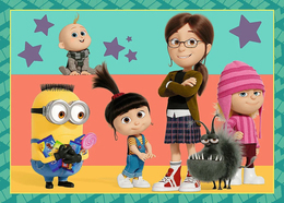 Puzzle 4w1 Zwariowane MINIONKI 3