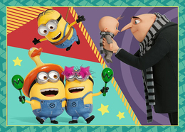Puzzle 4w1 Zwariowane MINIONKI 4