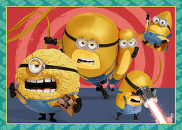 Puzzle 4w1 Zwariowane MINIONKI 5