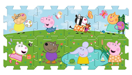 Puzzlopianka Świnka Pepa 8el puzzle piankowe 3