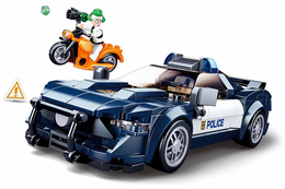 Klocki Sluban POLICJA auto policyjne POŚCIG ZA PRZESTEPCĄ 10