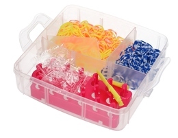 RAINBOW LOOM BANDS, magiczne gumki do zaplatania MEGA ZESTAW 11