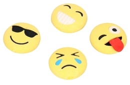 Gumka do ścierania emotikon 4szt 3