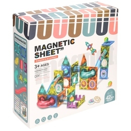 Klocki magnetyczne KULECZKOWY TOR 42el 6