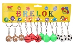 Brelok piłka zestaw12szt  6