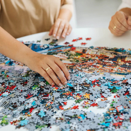 Puzzle 1000 Wyspa Pracida nocą WŁOCHY 4