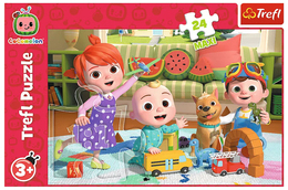 Puzzle 24 Maxi COCOMELON Gotowi na przygodę 3