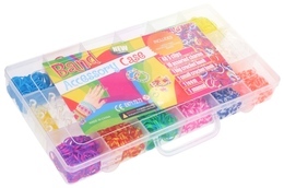 RAINBOW LOOM BANDS, magiczne gumki do zaplatania MEGA ZESTAW 4