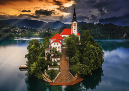 Puzzle 1000 Jezioro Bled, Słowenia Premium Plus Quality 2