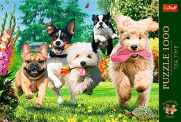 Puzzle 1000 Nadchodzą kłopoty PIESKI - Puzzle Premium Plus Tea Time 3