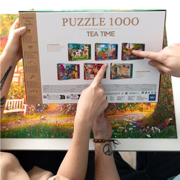 Puzzle 1000 Nadchodzą kłopoty PIESKI - Puzzle Premium Plus Tea Time 4