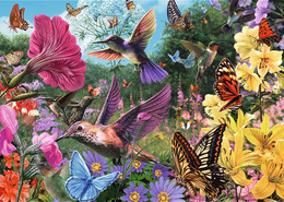 Puzzle 1000 Ogród dla ptaków - Puzzle Premium Plus Tea Time 2