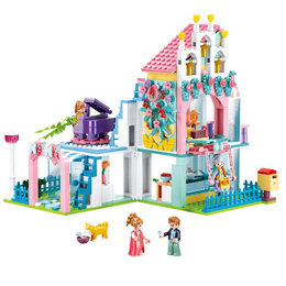 Klocki Sluban Girl's Dream KWIATOWY DOMEK willa 9