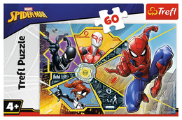 Puzzle 60 SPIDERMAN W sieci 3