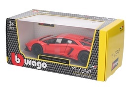 Auto LAMBORGHINI AVENTADOR SV Coupe model metalowy BURAGO 1:24 4