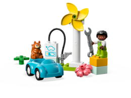 Klocki LEGO DUPLO Turbina wiatrowa i samochód elektryczny 3