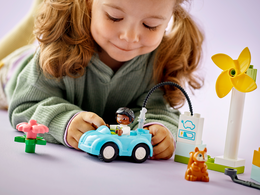 Klocki LEGO DUPLO Turbina wiatrowa i samochód elektryczny 6