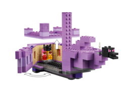 Klocki Lego MINECRAFT Smok Kresu i statek Kresu 3