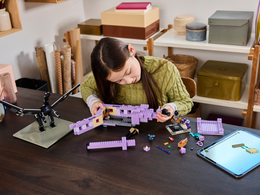 Klocki Lego MINECRAFT Smok Kresu i statek Kresu 8