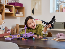 Klocki Lego MINECRAFT Smok Kresu i statek Kresu 9