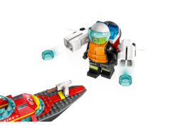 Klocki LEGO CITY Łódź strażacka 4