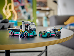Klocki LEGO CITY Samochód wyścigowy i laweta 10