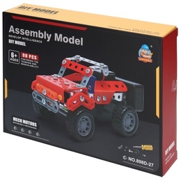 Mały konstruktor AUTO JEEP do skręcania 90el   4