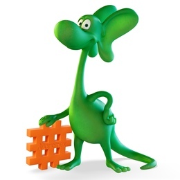 Klocki konstrukcyjne WAFLE MINI Smok Diplodok i pterodaktyl 4