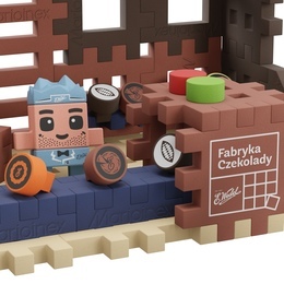 Klocki konstrukcyjne WAFLE MINI Fabryka czekolady E.Wedel 5