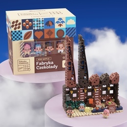 Klocki konstrukcyjne WAFLE MINI Fabryka czekolady E.Wedel 8
