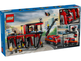 Klocki LEGO CITY Remiza strażacka z wozem 2