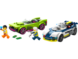 Klocki LEGO CITY Pościg radiowozu za muscle carem 4
