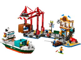 Klocki LEGO CITY Nadmorski port ze statkiem towarowym 3