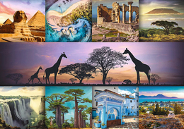 Puzzle 1000 Kolaż Afryka 2