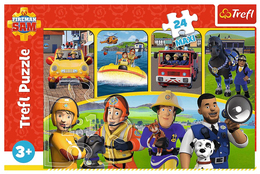 PUZZLE 24 Maxi STRAŻAK SAM  i przyjaciele 3