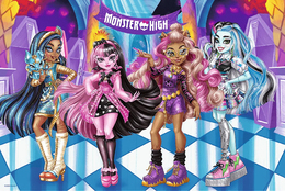 Puzzle 100 MONSTER HIGH Straszni Przyjaciele 2