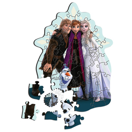 Puzzle 50 drewniane Ulubiona KRAINA LODU 2