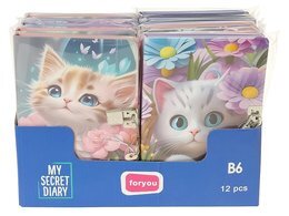 Notes KOTEK pamiętnik zamykany na kłódkę 3