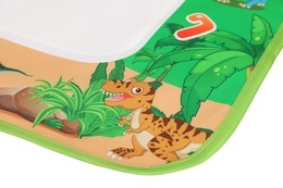 Duża mata wodna DINOZAURY literki  kolorowanka wodna 7